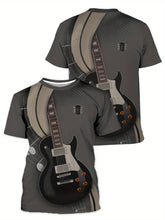 Load image into Gallery viewer, Men&#39;s 3D Guitar T-Shirt - Casual, Stylish, 2024