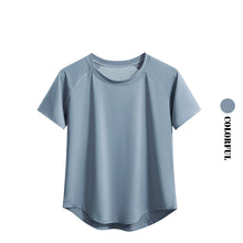 Load image into Gallery viewer, DRUR 2pcs Yoga Set Women Summer Sports Suit 2 Piece Sportswear Outfits Female Short Sleeve Fitness Tops Running Shorts Sets New