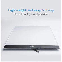 Load image into Gallery viewer, LED Copying Table Children Drawing Board Night Light Notebook Transparent Design