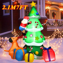 Load image into Gallery viewer, Christmas Inflatable Decoration Toy Built-in LED Lights Inflatable Model Ornament Xmas Party New Year Garden Indoor Outdoor Deco