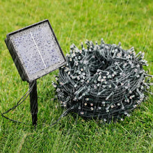Load image into Gallery viewer, 7m 50 LED Solar String Lights - Waterproof 8 Modes Fairy Lights for Garden &amp; Party Decor