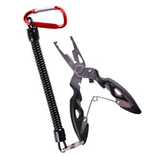 Load image into Gallery viewer, Multifunction Fishing Pliers Tools Accessories for Goods Winter Tackle Pliers Vise Knitting Flies Scissors Braid Set Fish Tongs