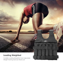 Load image into Gallery viewer, 3/15/35kg 1-50kg Weight Training Suit Empty Bag Fitness Running Vest Adjustable Weight Jacket Workout Equipment for Jogging
