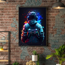 Load image into Gallery viewer, 80s Neon Gamer Controller Poster - Colorful Wall Art for Cool Gaming Decor