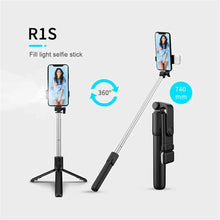 Load image into Gallery viewer, New Bluetooth Selfie Stick Mobile Phone Holder Retractable Portable Multifunct-ional Mini Tripod with Wireless Remote Shutter