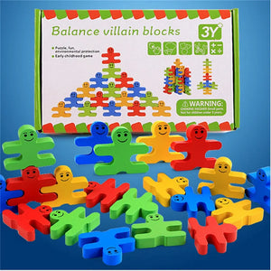 Wooden Blocks: Montessori Balance Toy, Early Learning
