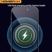 Load image into Gallery viewer, HOMEFISH Magnetic Car Wireless Charger Stand Mobile Phone Chargers Holder For Phone Pad  Watch Earphones Fast Charging Station