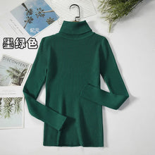 Load image into Gallery viewer, Women Turtleneck Sweater Knitted Soft Pullovers cashmere Jumpers Basic Solid Soft Sweaters Women Autumn Winter Casual Tops