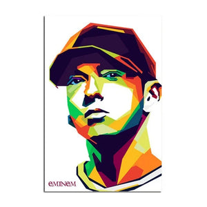 Eminem Posters And Prints Great Rap Singer Canvas Painting Music Star Wall Art Picture Ideal for Home Decor