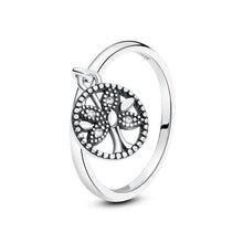 Load image into Gallery viewer, 925 Sterling Silver Rings For Women Original Crown Love Heart Wishbone Engagement Wedding Rose Gold Crystal Ring Luxury Jewelry