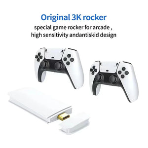 M15 Game Stick Mini TV Console 64G 20000+ Retro Games Wireless Gamepads HD Output