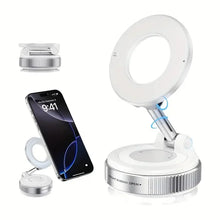 Load image into Gallery viewer, 2026Upgraded Adjustable&amp;Foldable Magnetic Car mobile Phone Holder Hollow out design 360° Rotatable  Zinc Alloy and ABS material