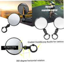Load image into Gallery viewer, Universal Bicycle Rearview Mirror Adjustable Wide Angle Cycling Handlebar Mirror MTB Road Bike