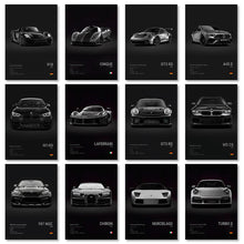 Load image into Gallery viewer, Famous Cars M5 918 GT3 Canvas Wall Art Print Poster G63 STO SLS Decorative Mural Modern Home Decor Birthday Gift Unframed