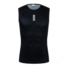 Load image into Gallery viewer, Men&#39;s Cycling Base Layer Vest – Quick-Dry Reflective Undershirt for Road Bike