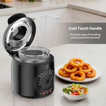 Load image into Gallery viewer, SUPERLEX Electric Deep Fryer 1L For Home Temperature Control Visual Window Removable Oil Tank Easy‑Clean Fried Chicken Fries Pot