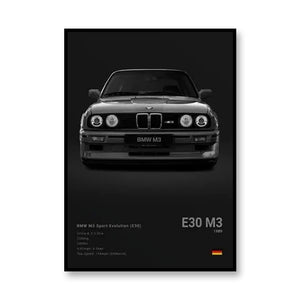 Famous Brand Cars SVJ GT3RS G80M3C Canvas Wall Art Print Poster 918 M5CS MSCSL Decorative Mural Home Decor Gift Unframed