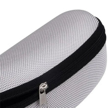 Load image into Gallery viewer, 1pc Portable Sunglasses Case Protector Oxford Cloth Hard EVA Zippered Eyeglasses Case with Carabiner Unisex Eyewear Accessories