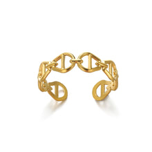 Load image into Gallery viewer, 316L Stainless Steel Rings for Women Gold Color Never Fade Luxury Classic rings wedding couple rings Jewelry Free Shipping