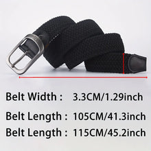 Load image into Gallery viewer, Men's Belt Casual Woven Elastic Belt Outdoor Sports Women's Belt No Need for Punching Climbing Work Belt For Men Women Fashion