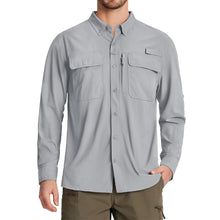 Load image into Gallery viewer, TACVASEN Men&#39;s UPF 50+ Sun Protection Fishing Shirt - Quick Dry, Long Sleeve, Breathable