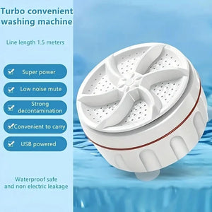 Portable Mini Washing Machine for Business Travel, Socks, Underwear, Compact Laundry