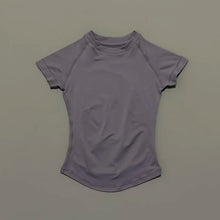 Load image into Gallery viewer, HISTELLO Impact Short Sleeve Top Seamless Yoga Leotard Clothing Women Running Sports T Shirt Workout Shirts Fitness Sports Vest
