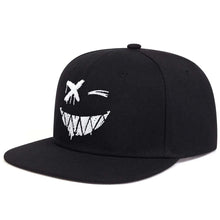 Load image into Gallery viewer, Unisex Personality Ghost Expression Embroidery Hip-hop Hats Outdoor Adjustable Casual Baseball Caps Sunscreen Hat