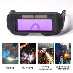 Solar Powered Auto Darkening Welding Helmet Welder Goggles LCD TIG MIG MMA Glasses