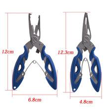 Load image into Gallery viewer, Multifunction Fishing Pliers Tools Accessories for Goods Winter Tackle Pliers Vise Knitting Flies Scissors Braid Set Fish Tongs