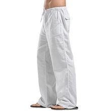 Load image into Gallery viewer, Men&#39;s Cotton Linen Pants: Casual Streetwear Lightweight Trousers