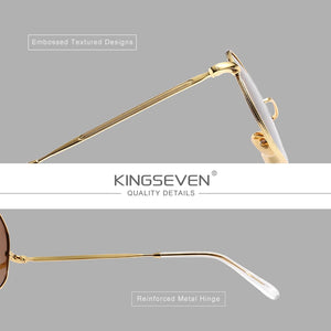 Kingseven Polarized UV400 Sunglasses Polygon Men Women Outdoor Eyewear