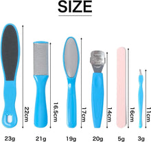 Load image into Gallery viewer, 8-Piece Foot Exfoliating Set - Heel Crackles Remover, Callus &amp; Foot Scrubbing Tools