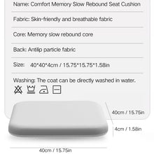 Load image into Gallery viewer, Car Cushion Office Chair Cushion Memory Foam Padding Wheelchair Armchair Cushions Pouf Decorative Sofa Rocking Desk Chairs Home