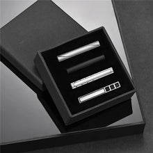 Load image into Gallery viewer, Minimalist Tie Clip &amp; Cufflinks Set for Men - Business Party Gift Box, Luxury Fashion