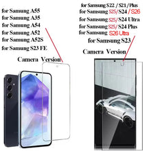 Load image into Gallery viewer, HD Screen Protector for Samsung S23 S26 A55 A35 A54 S25 Tempered Glass for Samsung S24 S21 S22 mica Galaxy S24 Ultra S23 FE