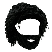 Load image into Gallery viewer, Punk-style Knitted Cap Funny Wig Beard Knitted Hats Hobo Mad Scientist Hip Hop Handmade Knit Warm Winter Cap Beanies Hat