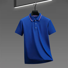 Load image into Gallery viewer, 2025 New Men's Casual Solid Color Short Sleeved Polo Shirt Summer Fashionable and Comfortable Versatile Top
