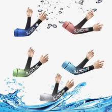 Load image into Gallery viewer, Summer Ice Silk Gloves Cycling Driving UV Protection Sleeves Lightweight Arm Cover