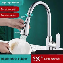 Load image into Gallery viewer, 360° Kitchen Tap Extender - Adjustable, Splashproof, Universal Booster with Swivel Spout