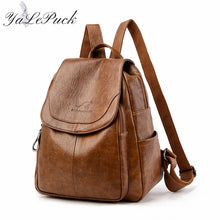 Load image into Gallery viewer, 2023 Luxury Women&#39;s Backpack: High-Quality Leather, Fashionable School &amp; Travel Bag