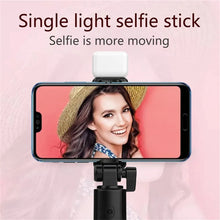 Load image into Gallery viewer, New Bluetooth Selfie Stick Mobile Phone Holder Retractable Portable Multifunct-ional Mini Tripod with Wireless Remote Shutter