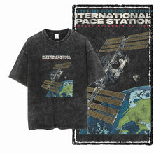 Load image into Gallery viewer, SA ASTRONAUT SPACE THEMES Printed Cotton Acid Washed Graphic Unisex T Shirt Cool Streetwear Men Tshirts Big Size Tee for men