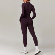 Load image into Gallery viewer, Yoga Velvet Jumpsuit Fitness Sports Gym Clothing Set Yoga Wear Pilates Workout Clothes for Women Outfit Push-up Activewear