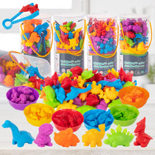 Load image into Gallery viewer, Counting Animal Toys - Stacking Bowl Pairing Game, Color Classification STEM Toy