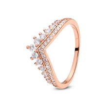 Load image into Gallery viewer, 925 Sterling Silver Rings For Women Original Infinity Love Heart Engagement Wedding Ring Rose Gold Crystals Luxury Jewelry Gift