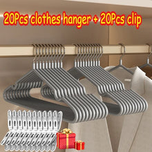 Load image into Gallery viewer, Non-Slip Coated Metal Suit Coat Hangers Heavy Duty Clothes Hangers Metal Shirt Jacket Hanger with Round Notches for Dress