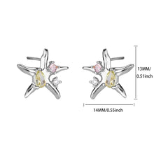 Load image into Gallery viewer, Vintage Summer Starfish Stainless Steel Stud Earrings For Women Simple Star Shell Earrings Stud Ocean Party Jewelry Gift 2025