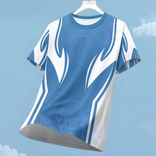Load image into Gallery viewer, Men's T-shirt Fashion Color Block 3D Print Tee Outdoor Run Fitness Sports Short Sleeve Summer Casual O-neck Loose Breathable Top