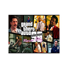 Load image into Gallery viewer, Video Game Grand Theft Auto Poster Canvas Painting GTA 5 Wall Picture Print For Modern Gamer Living Room Home Decoration